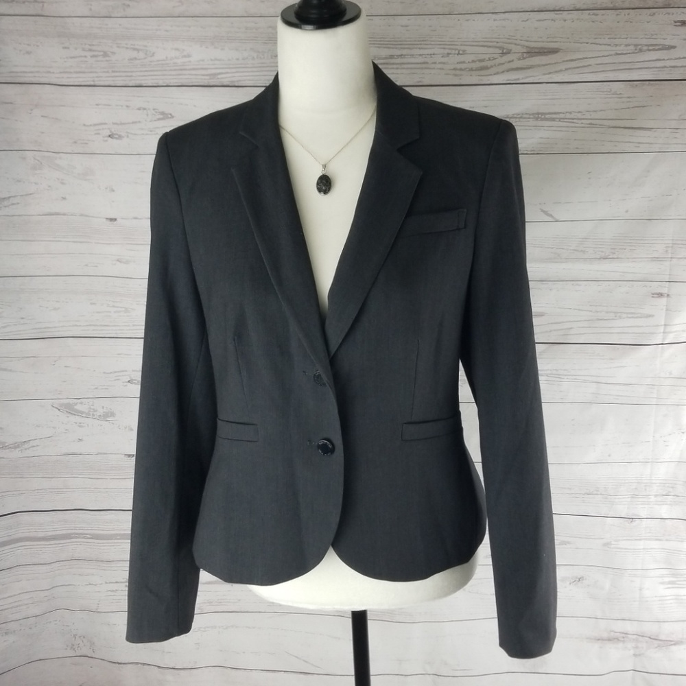 Womens grey 2 button Calvin Klein blazer